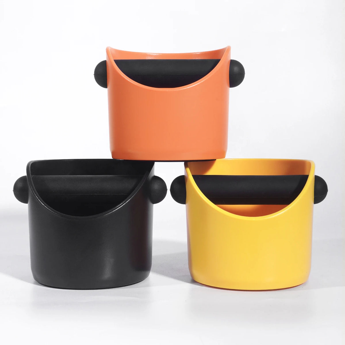 Durable ABS Knock Box for Coffee Mini Portable Plastic Espresso Knock Bin Eco-Friendly Barista Accessory