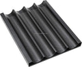 Cost-effective Baguette Baking Tray Professional Baker  Non Stick Bread Mold 3 Waves Baguette Pan