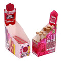With Insert Shelf Ready Pre Rolled Plastic Tubes Display Boxes Customized Standing Cones Glass Tubes Display Boxes