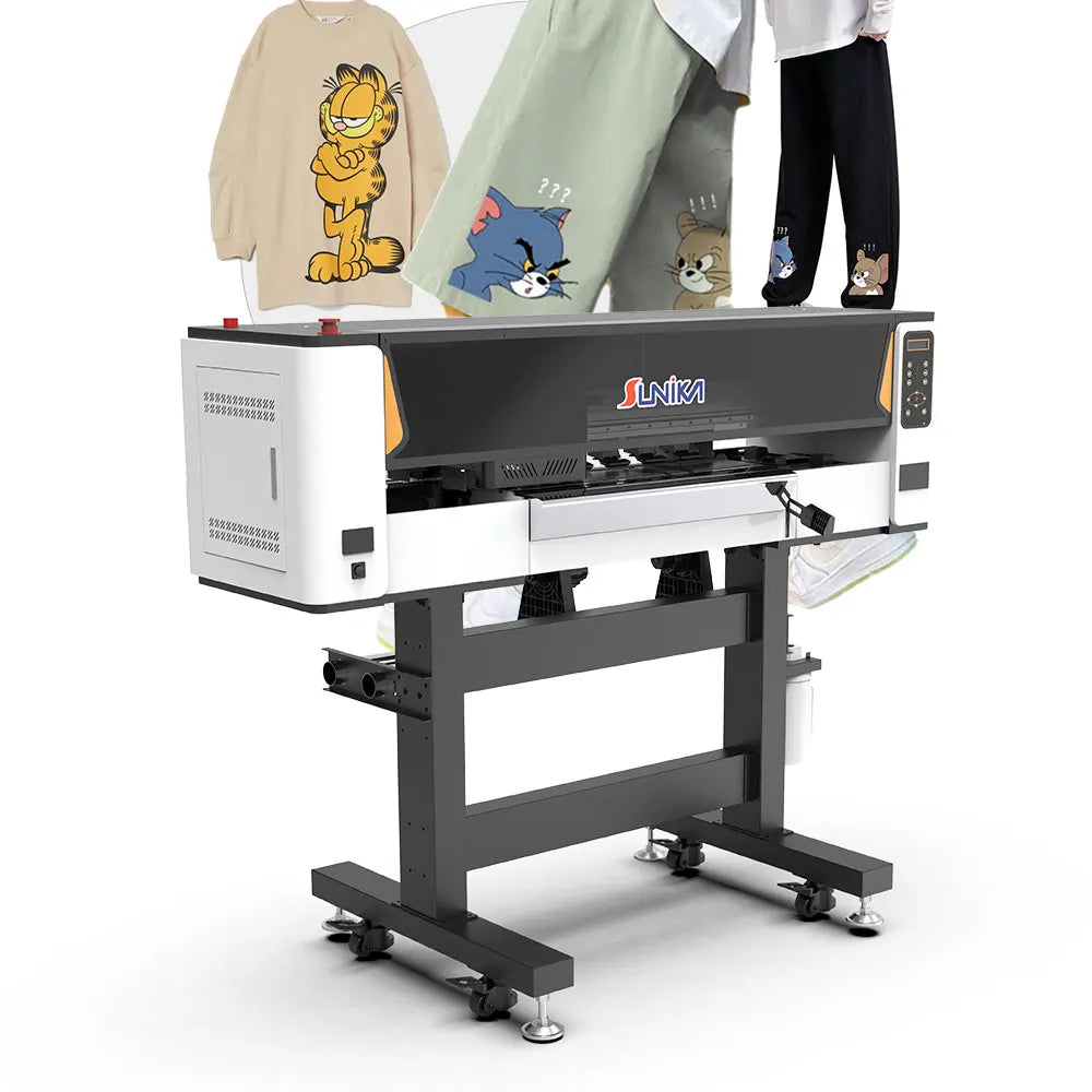 SK60 Sunika New Arrival Multiple Color Print 60CM Fabric White Ink DTF Printer for T Shirt and All Cloth