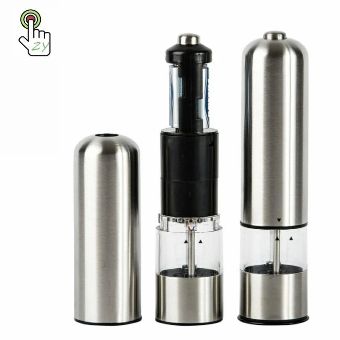 Best Electronic Rechargeable Pepper Mills Battery Powered Pepper & Salt Grinders with Light