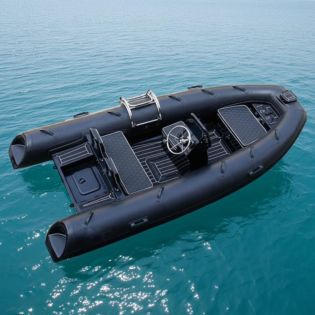 Mini 12ft Rhib 360 Orca Hypalon/PVC High Speed Aluminum RIB Inflatable Tender Boats