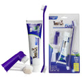 Pet Finger Toothbrush 4 in 1 Cat Pet Dog Toothbrush Set With Toothpaste for Dogs Cats Pet Items