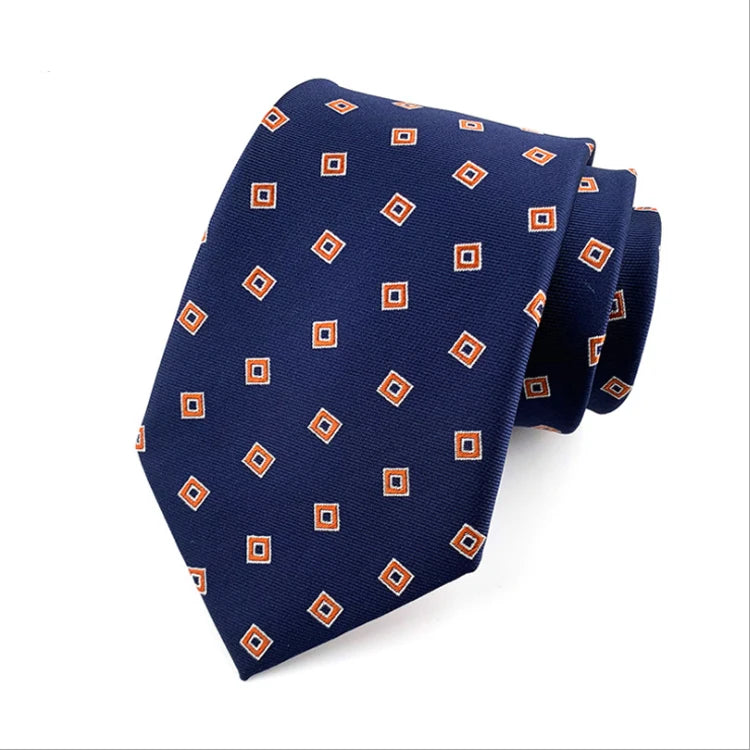 Custom Necktie Mens Fashionable Jacquard Dot Corbatas Hombres Wholesale Casual Cravate Pour Homme