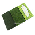 Factory Supply 3 in 1 Non slip Rubber Bottom Mini Golf Rubber Mat Custom Golf Mat Mini Golf Practice Hitting Mats