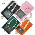 Custom Logo Slide Drawer Jewelry Box Bracelet Necklace Earring Purple Jewelry Box Case Custom Jewelry Packaging & Display Box