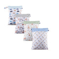 Happy Flute  Waterproof Eco Friendly Wet Bag  Washable Baby Diaper Bag Wet and Dry Separation Baby Diaper Wet Bag