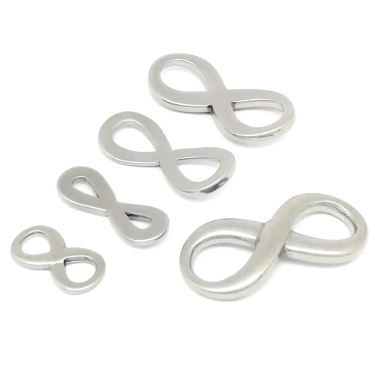 Wholesale Accessories Fashion Stainless Steel Jewelry Pattern Infinity Pendant Custom Charm