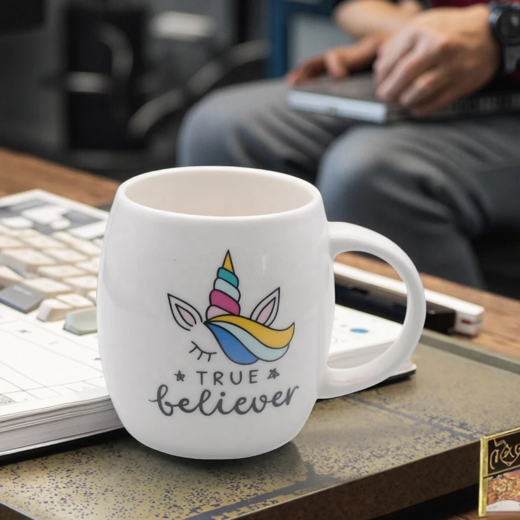 New Creative Promotional Barrel Ceramic Coffee Mug Black Barrel Shape with Custom Logo Drinkware