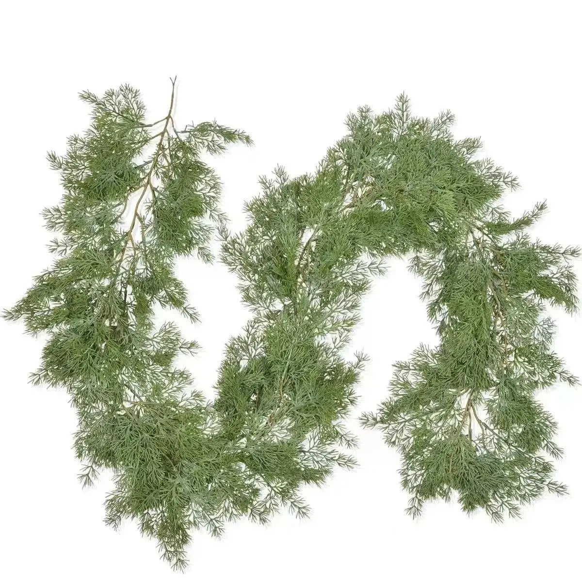 Real Touch Artificial Door & Wall Hanging Decor Christmas Pine Cypress Vine Leaves for Graduation New Year Easter Decoration