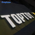 Fast Delivery Outdoor Store /Company Brand logo 3D Led Lighted Letter Sign Stainless Steel Front Light Channel Led Letter Sign