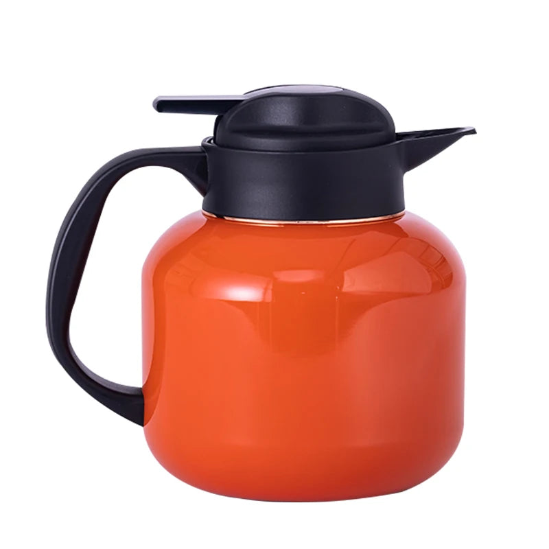 2024 Tea Kettles Titanium Double Wall Vacuum Insulated Cool Touch Handle Hot & Cold Retention Thermos Tea Pot