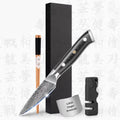 Factory in Stock Kitchen Peeling Knife 3.5 Inch 67 Layers Damascus Steel Japanese Paring Knife with Black G10 Handle