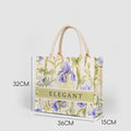 Custom Printed Organic Cotton Canvas Tote Bag Large Capacity Eco-Friendly Recycled Shopping Bag Medium Handle Personalized Logo