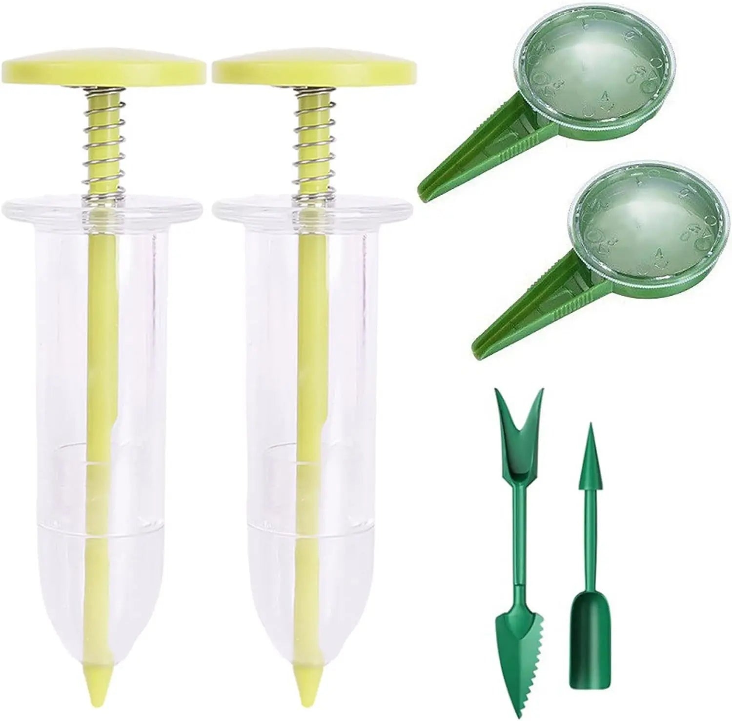 For Amazon 6-Piece Mini Manual Seeder Set Garden Planting Tools Kit for Bonsai Care Essential Bonsai Seed Seeding Tool Kit