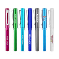 Wholesale BKS LY7019 Customized Logo 0.5mm Black Gel Pen Plastic Straight Ballpoint Multi-Use Promotional Novelty Feather Pens