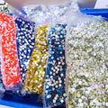 Yantuo Crystal AB  Rhinestones Non Hotfix Bulk Flat-back Glass Rhinestones for Home Decoration Nail Art