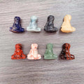 Carved Yoga Sloth Crystal/Energy Healing Quartz Crystal Sloth Master Gem Stone Sloth for Decor