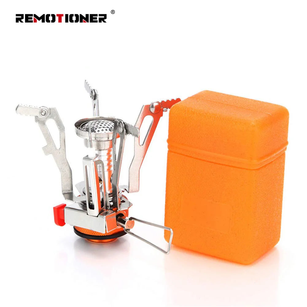 Portable Mini Single Burner Gas Cooking Stoves Miniature Picnic Camping Backpacking Stove