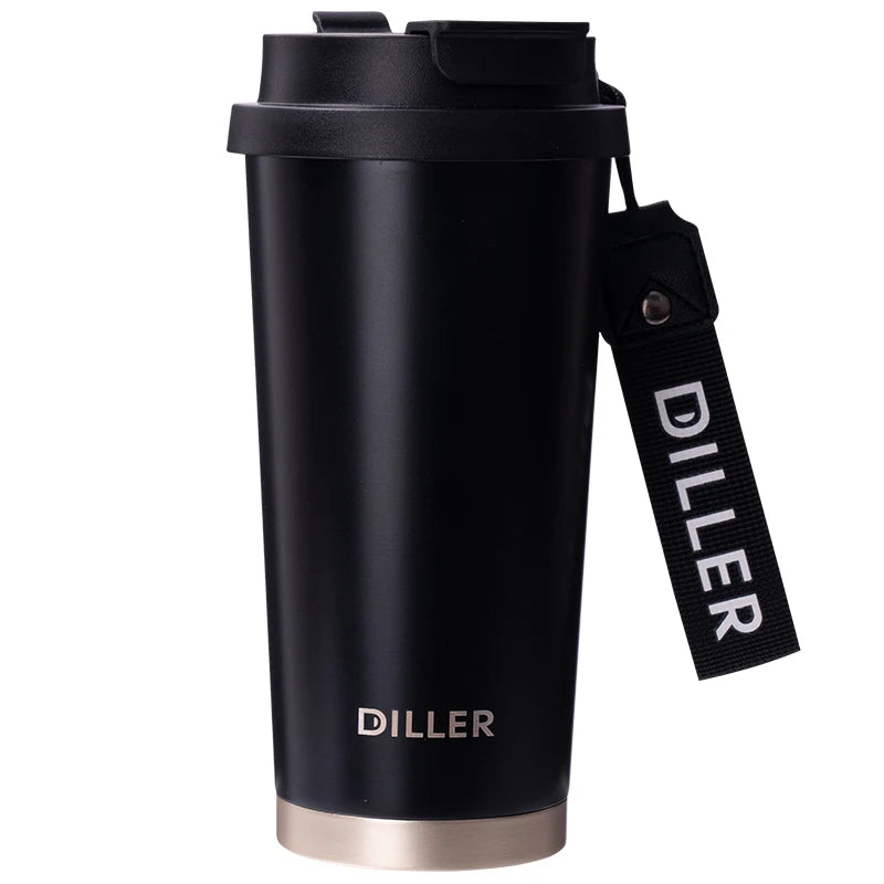 316 Stainless Steel Custom Pattern logo Travel Coffee Mug Long Keep Hot and Cold Office Outdoor Water Cups Multi-purposetumbler
