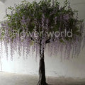 Artificial Flower Wedding Cherry Blossom Trees Gorgeous Pink Purple Sakura Tree for Indoor Outdoor Home Office Decor