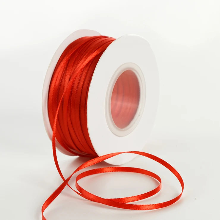 Factory Wholesale 100% Polyester Satin Ribbons Customized Double Face Side Bow Logo for Toy Hair Decorating and Gifts