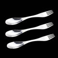 Stainless Steel Fork Spoon 2 in 1