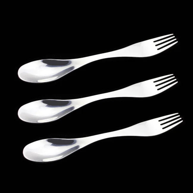 Stainless Steel Fork Spoon 2 in 1