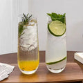 9oz Transparent Highball Glass Long Stemless for Flute Classic Design Guangdong Origin for Sale