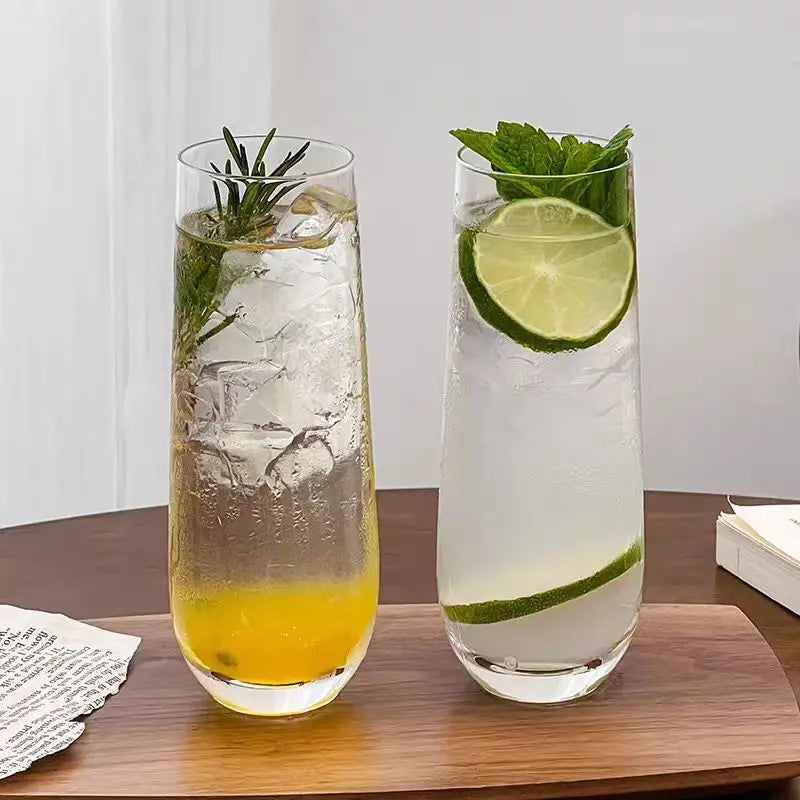 9oz Transparent Highball Glass Long Stemless for Flute Classic Design Guangdong Origin for Sale