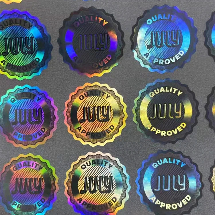 Free Design Customized 3D Anticounterfeiting Hologram Label Sticker Roll Form Hologram Label