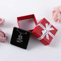 Lateefah OEM Pendant Jewelry Gift Box Paper Sponge Square Small Jewelry Box