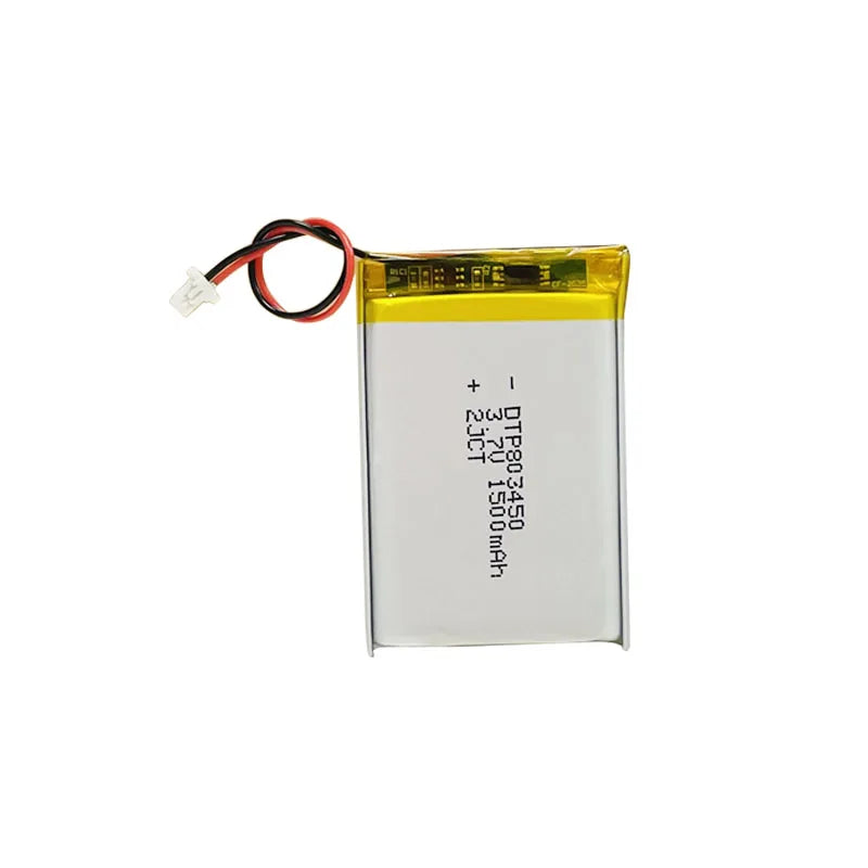 Cheap Price Rechargeable Lithium Batteries 103450 1800mAh 2000mAh DTP 803450 3.7V 1500mAh Lipo Battery with KC Certificate