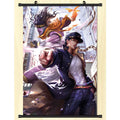 30*45CM Anime flag trends canvas manga hanging scroll wall decor jojos bizzare adventure poster