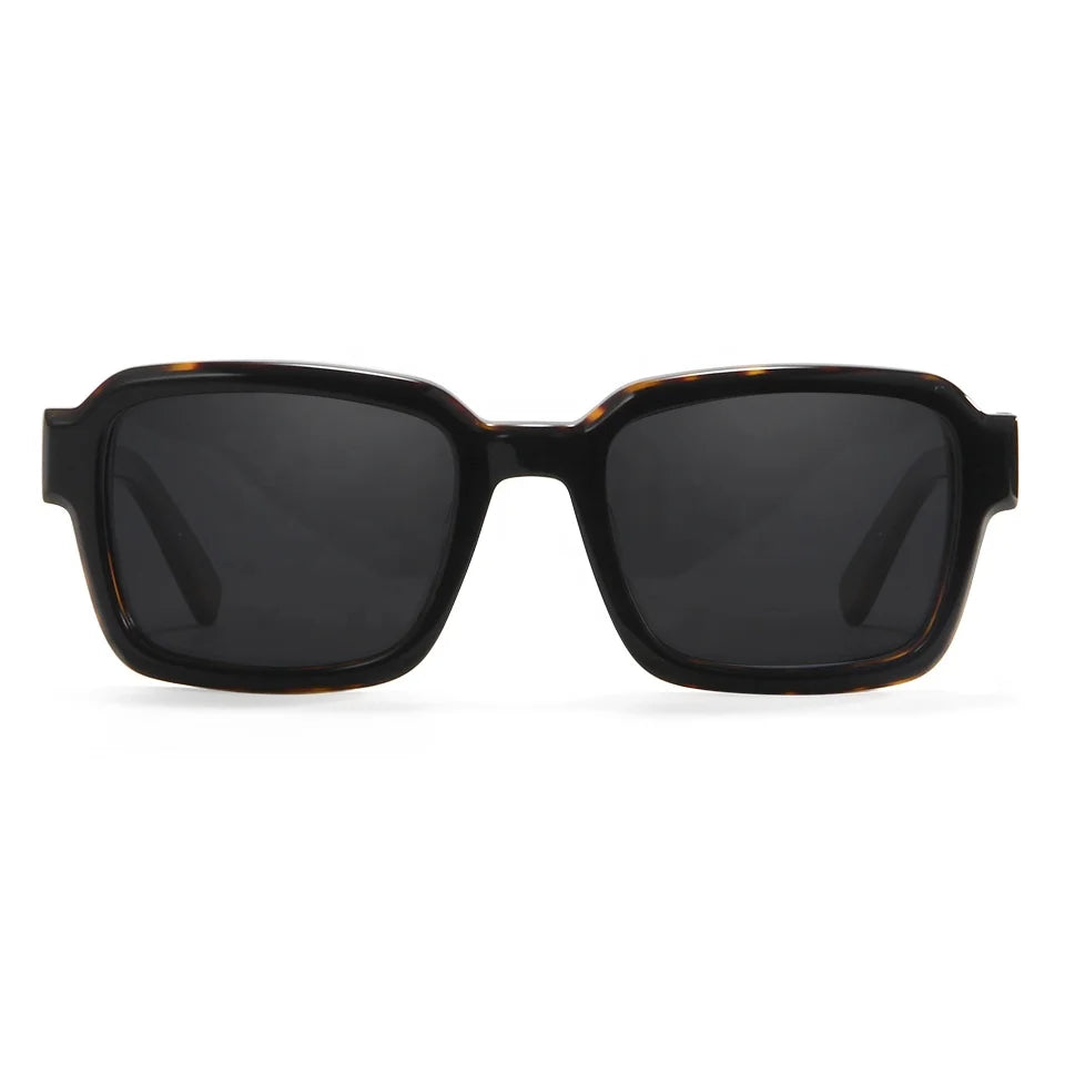 Acetate Punk Square Sunglasses Men Brand Designer Retro Polarized Rectangle Sun Glasses for Women Shades Eyewear UV Protection