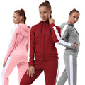 Latest Designs Tracksuit 2 Piece Set Woman Casual Jogging Fitted Women Tracksuit Set