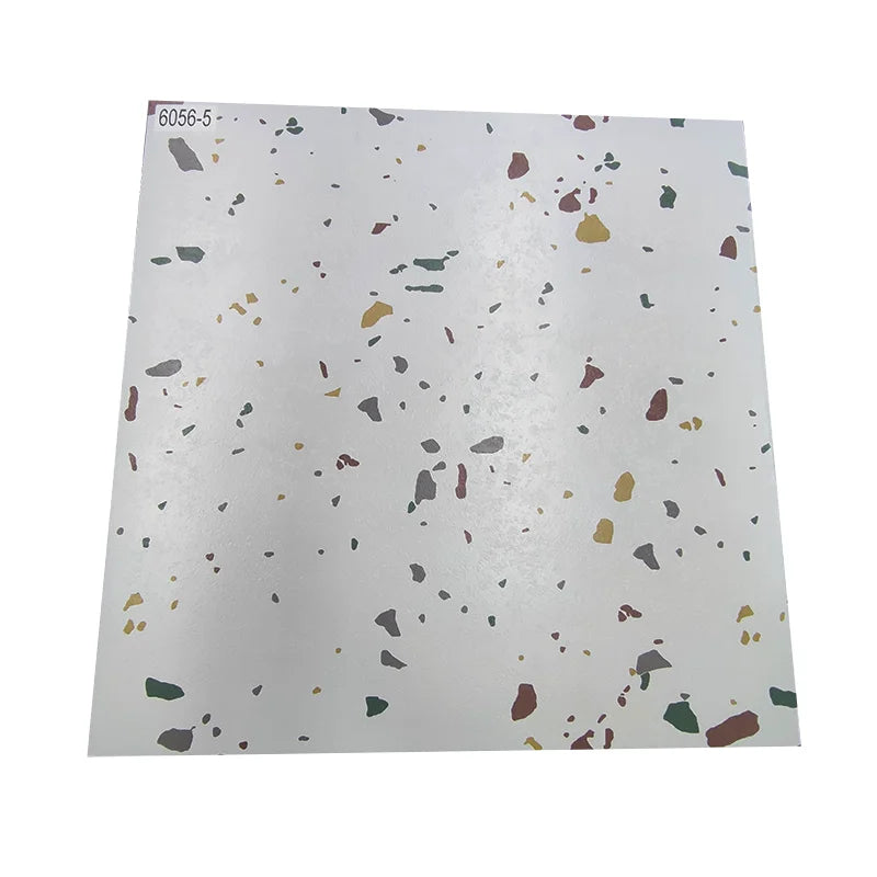 Modern Living Room Floor LVT Vinyl Tiles Self Adhesive PVC Waterproof Eco-Friendly 600*600mm 800*800mm Flooring Sticker
