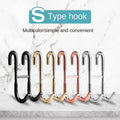 304 Stainless Steel Shower Door Hook Bathroom Frameless Glass Hook Hanger Squeegee Towel Bathrobes Bathing Suit Hot Sale