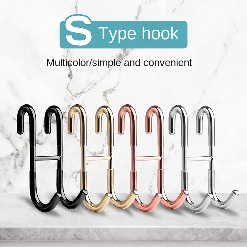 304 Stainless Steel Shower Door Hook Bathroom Frameless Glass Hook Hanger Squeegee Towel Bathrobes Bathing Suit Hot Sale