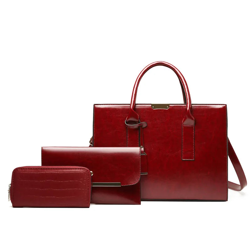 2026 New Women's Crossbody Bags Fashion Simple Summer Bags Set Texture Women's Shoulder Bags Handbag