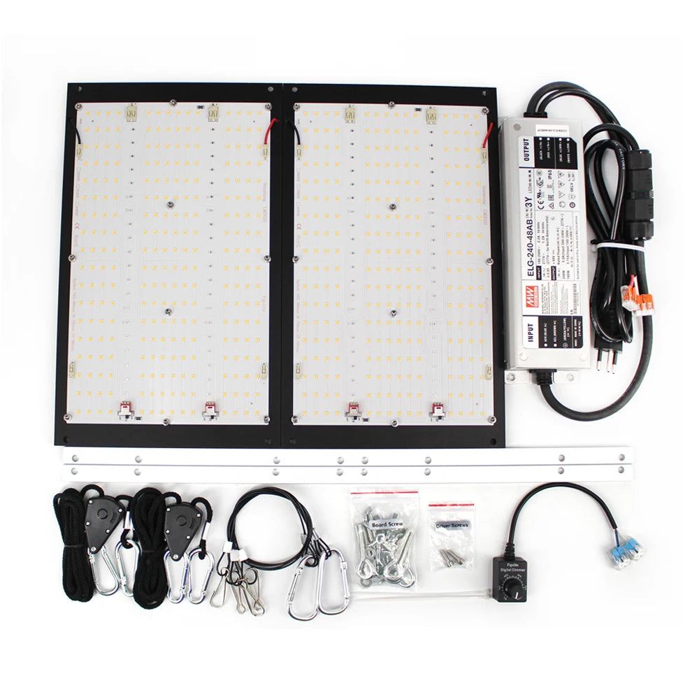 240W Led Grow Light 3000K 3500K Full Spectrum Uv Ir Meanwell Dimmable Driver