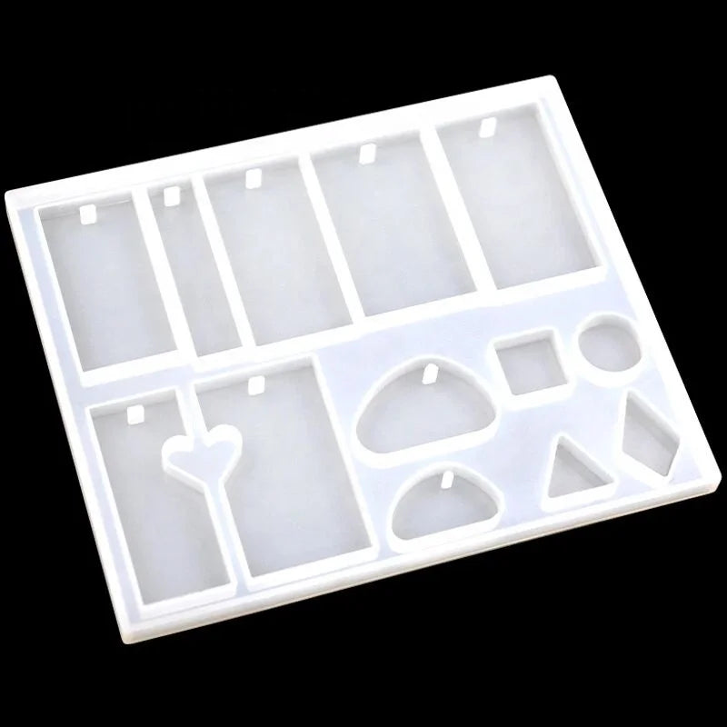 1034 Factory Stock 13 Cavity a Variety of Pendant Manual Decoration Mold DIY Baking Chocolate Mold Creative Glue Dropping Mold