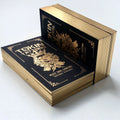 Hot Sale Luxury Customized 4-Color Offset Printing Business Card Gold Edge Embossed Paper Board Paper Printing Board