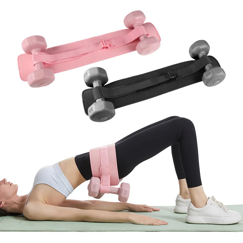 Wholesale Exercise Hip Thrust Belt Fully Adjustable Hip Thrust Belt for Dumbbells