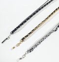Hot Sale S&H Fashion Copper & Stainless Steel Leather Silver/Gold Customizable Eyewear Chains