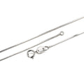 Wholesale Platinum Plated Fashion Jewelry Sale 925 Sterling Silver Snake Necklace Chain for Women MegaBDM