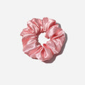 Women's Pink Satin Silk Scrunchies Medium Size Wholesale Ethnic Accessories
