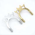 Billiard Pool Snooker Bridge Cue Rest Crown Shape Cue Head With Golden/Silver Color