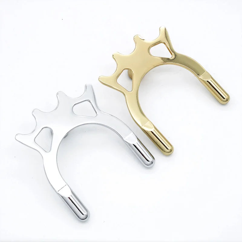 Billiard Pool Snooker Bridge Cue Rest Crown Shape Cue Head With Golden/Silver Color