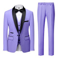 S6363F Drop Shipping High-quality Business Leisure Green Fruit Collar Western Clothing Slim Coat Mens Wedding Suits Set